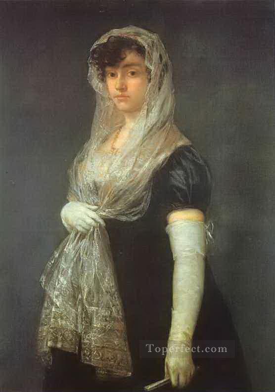 the Bookseller Wife Francisco de Goya Oil Paintings